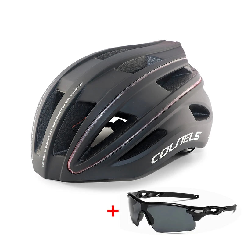 Bicycle Helmet MTB Ride LED Lights Racing Road Bike Helmet Men and Women Outdoor Sports Pro Cycling Casco Bicicleta Safety Cap