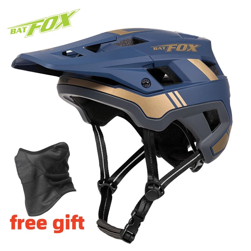 BATFOX bicycle helmet mtb casco fox mountain cycling helmet men Ultralight integral road bike bat fox helmets casco bicicleta