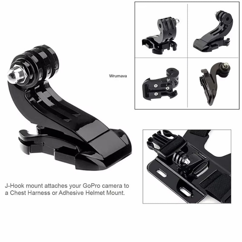 For GoPro Chest Strap Headband J Hook Mount For GoPro Hero 13 12 11 10 9 Insta360 X4 X3 DJI Action 4 3 Action Camera Accessories