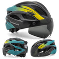 VICTGOAL Bicycle Helmet For Men Taillight Magnetic Goggles UV400 Lens Sun Visor Cycling Helmets MTB Electric Scooter Bike Safety